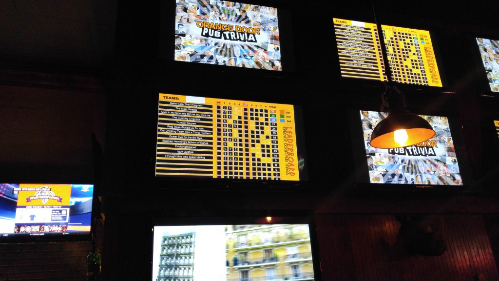 Pub Trivia Orange Door Bar Trivia & Entertainment Systems